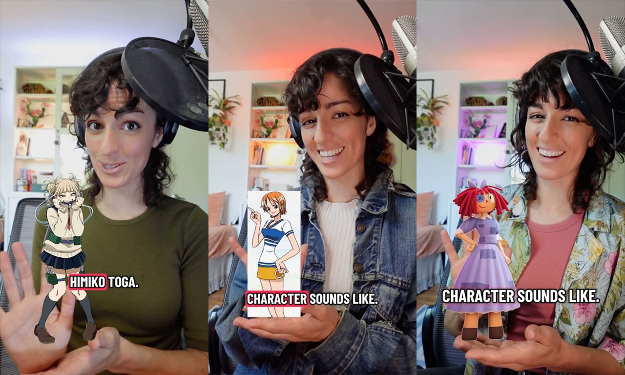 Synchronsprecherin versucht, Stimmen animierter Figuren zu erraten synchronsprecherin-improvisiert-animierte-figuren-stimmen 