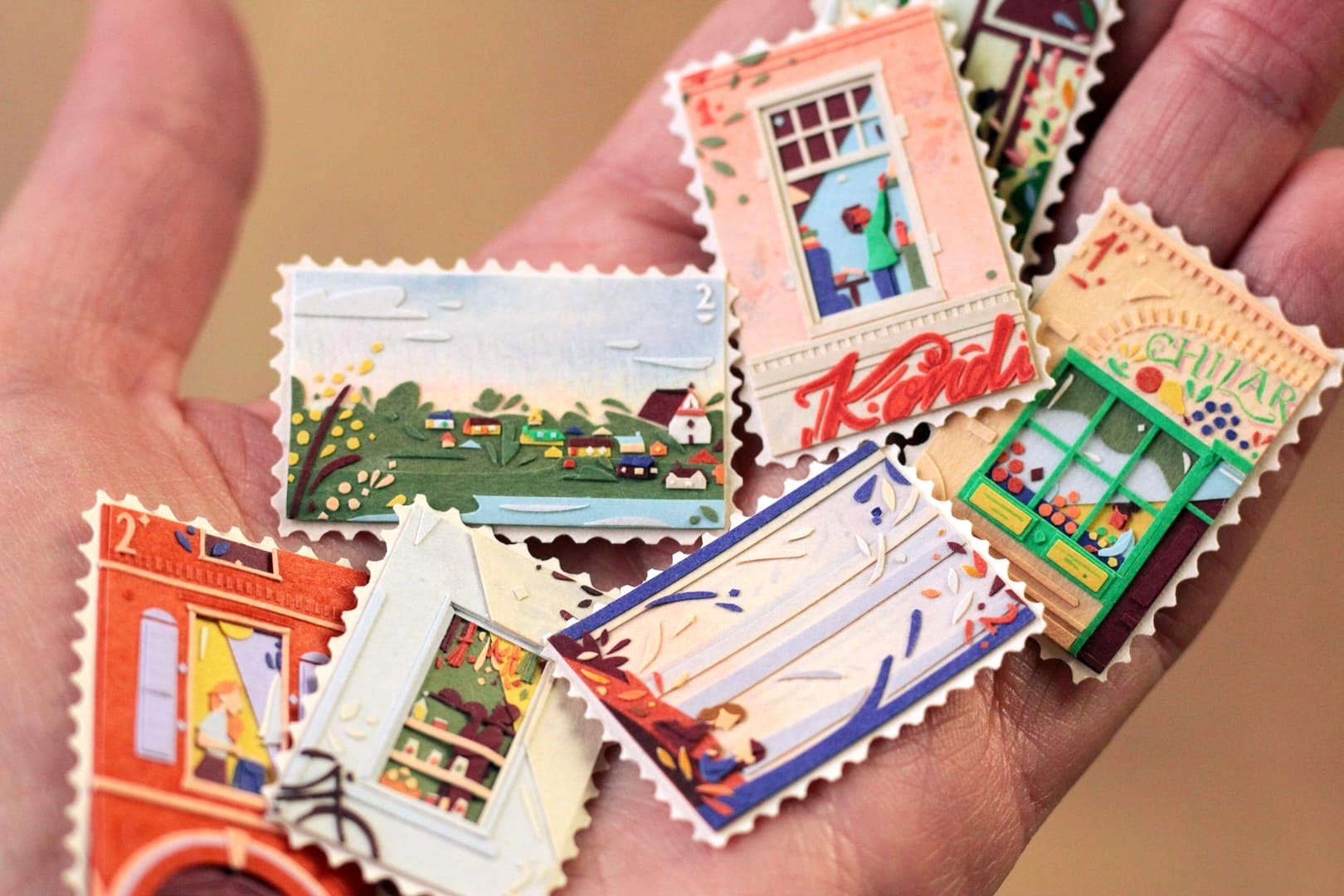 Kreative Miniatur-Papierkunst von Laura K. Sayers Laura-K-Sayers-papierkunst 