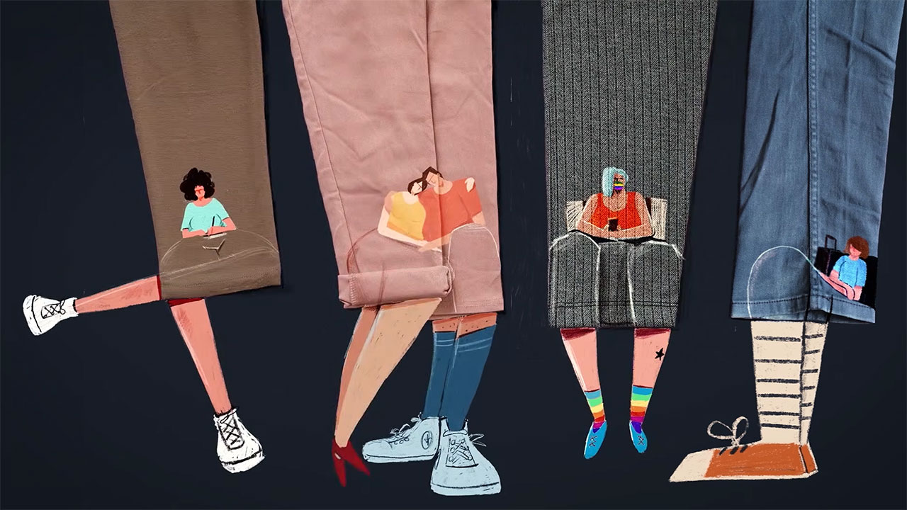 Auf Kleidung animierter Kurzfilm: „Our Uniform“