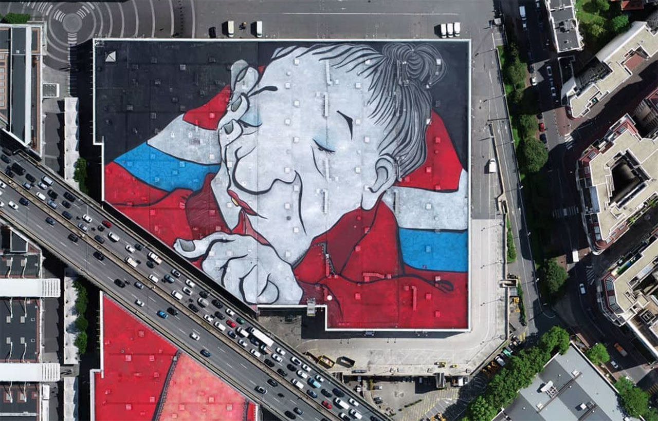Auf Böden & Wänden gemalt: Flächenfüllende Figuren von Ella & Pitr Ella-and-Pitr-street-art-1 
