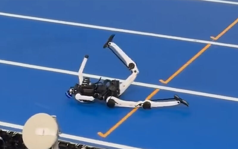 Roboter-Sport-Fails bei den 2026 World Humanoid Robot Games