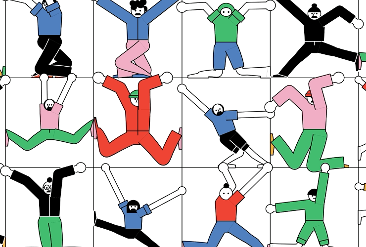 Website lässt Figuren in Boxen tanzen