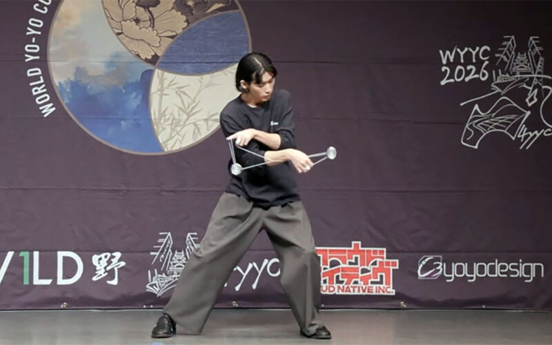 Doppel-Jo-Jo-Routine von Hajime Miura