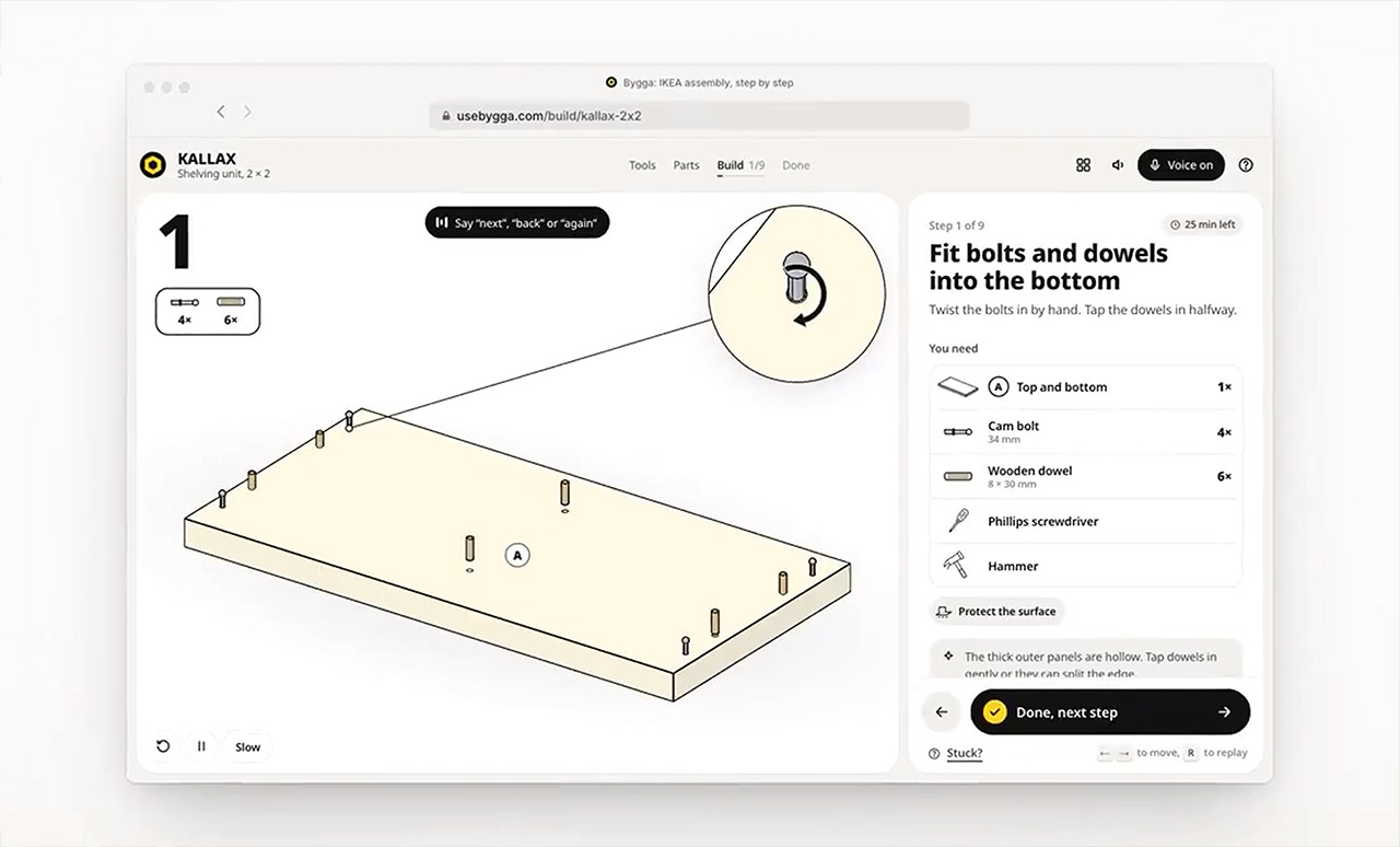 Bygga: Animierte KI-Anleitungen für IKEA-Möbel Bygga-IKEA-KI-Anleitungen-animierte 